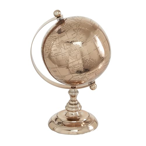Photo du produit Amazon Novogratz Globe en aluminium, 15,2 x 15,2 x 25,4 cm, or rose en promotion à 21.62€