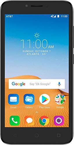 Alcatel Tetra, OT-5041C, 5.0", 16GB ROM, 2GB RAM, Black, Unlocked, Android 8.1 Oreo, 4G LTE, Non-Retail Packaging