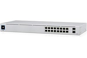 CLASSYTEK UniFi Switch PoE 16-Port USW-16-POE Gigabit Layer 2 Switch 802.3at PoE+