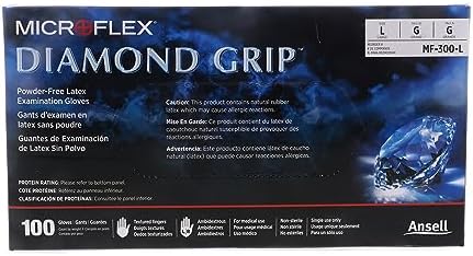 Amazon.com: Ansell MICROFLEX ​Diamond Grip MF-300 Exam Standard