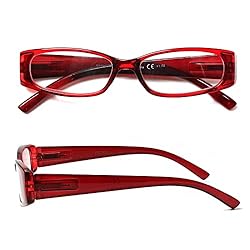 5 Pack Spring Hinge Reading Glasses Rectangular