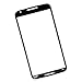 Sunways Front Screen Outer Glass Replacement Part for Google Nexus 6 Motorola Xt1100 Xt1103 (Black)