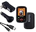 Accessories Bundle Kit for SanDisk Clip Sport MP3 Player (Model SDMX24), Black