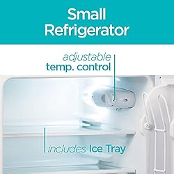 BLACK+DECKER BCRDK32W 2 Door Mini Fridge with