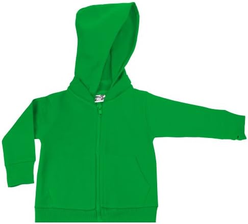 My Baby Rocks Kelly Green Signature Zip Up Hoodie w/Detachable Hood