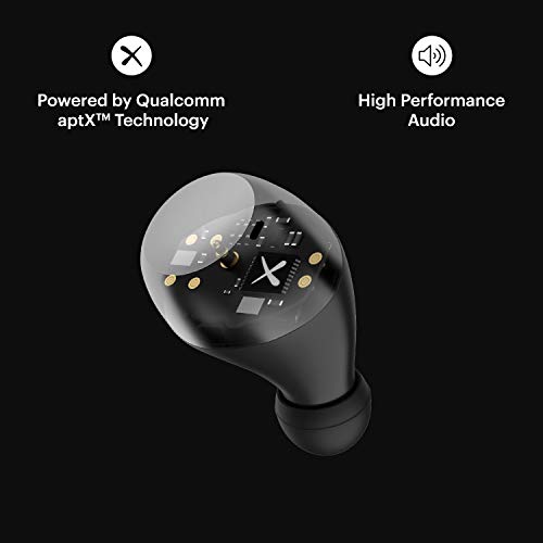 Noise Shots XO Full Touch Control True Wireless Earphones with Qualcomm aptX Technology (Space Grey)