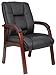 Boss Boss Office Products Mid Back Wood Finished Guest Chairs