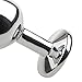 KissyBody Medium Super Quality Deluxe Steel Fetish Anal Plug Jewelry for Fetish Kinky Sex Love Games Personal Sex Massager