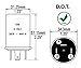 6 Volt 3 Prong Turn Signal Flasher Pos. Grnd BV535