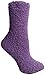 Yacht & Smith 12 Pairs Women Fuzzy Socks Crew Socks, Warm Butter Soft (Solid Assorted 12 Pack)