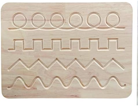 crystal pearls Drawing and Shapes Prewriting Tracing Board - Baby Gifts - Birthday Gifts - Keepsake Gifts