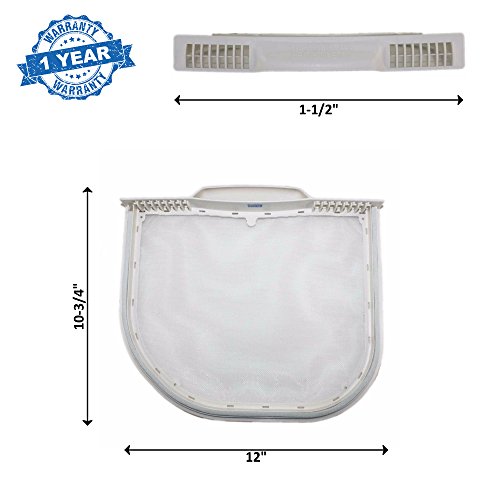 5231EL1001C Dryer Lint Filter Replaces AP5248138, 1668214, PS3527575 - Thumbnail 3