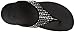 FitFlop Women's Novy Toe Post Flip Flop, black, 7 M US