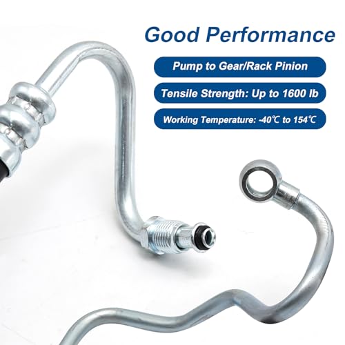 Saihisday 32416764726, 32416774215, 3401109 Power Steering Hose Pressure Line Hose Assembly Replacement photo 11