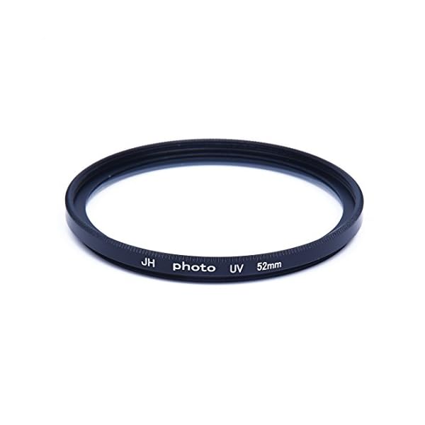Jaimenalin Objektiv Deckel + Haube + UV-Filter Kompatibel mit 52mm D3100 18-55mm – Bild 8