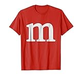 letter m shirt lower case alphabet t-shirt