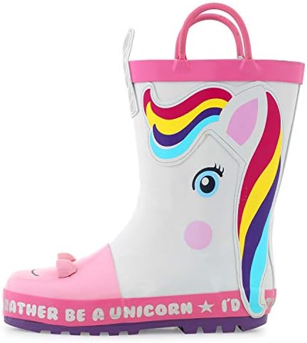 unicorn rubber boots