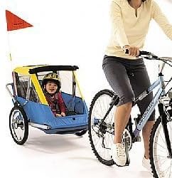 raleigh peruzzo trail angel bike trailer