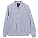 Men Fashion Classic Collarless Bomber Jacket Slim Bike Motorcycle Coat Outwear(US Size M,Sliver)