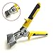 Red Oak Tools Metal Sheet Tools Set- 3” Inch Hand Seamer Fairmont Tongs and Straight Cut Aviation Snips for cutting bending and flattening sheet metal- Yellow