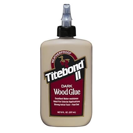 Titebond 3703 Dark Wood Glue Bottle, 8 oz. by Titebond