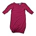 KicKee Pants Layette Gown, Orchid, 3-6 Months
