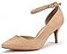 DREAM PAIRS Women's Ideal Low Heel Dress Pump Shoes