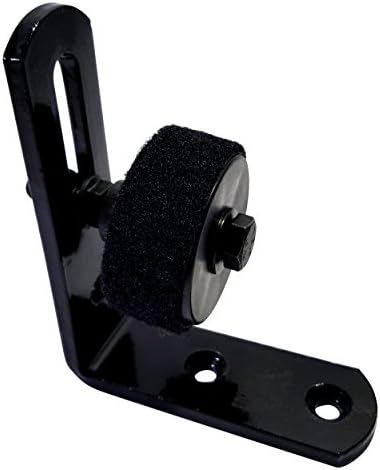 Barn Door Floor Guide-Black Stay Roller for Bottom of Sliding Door-Ultra Smooth Roll Hardware-Adjustable-Easy Install-Includes Screws Full Kit With Hight Quality-Interior Exterior Use Powder Coated