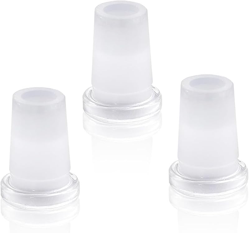 BMTick Glass Tube Pipe Joint Adapter 10/14 & 14/18 Lab Glassware 3 Count