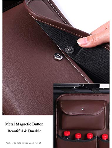 Car Backseat Trunk Organizer with 8 Large Storage Bag Hanging Seat Back Storage Organizer Space Saving Facilitator for SUV and Many Vehicles