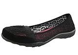 Skechers Sport Women's Pretty Factor Fashion Sneaker, Black, 6.5 M US