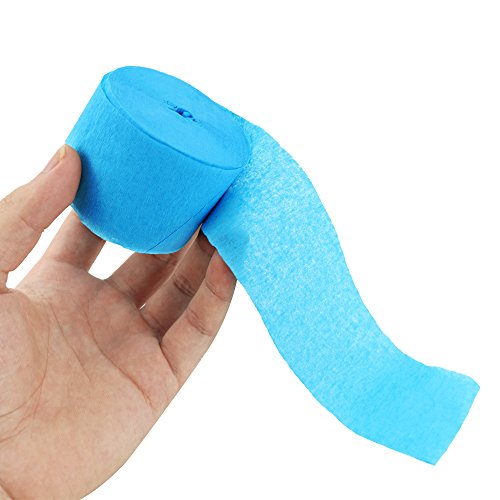 Bignc 6 Rolls Crepe Paper Streamers For Party Wedding,Decorations with 6 Different Color,82 Feet Per Volume