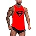 TECOFFER Men's BodyBuilding Tank Tops Stringer Gym Fitness Vest Workout