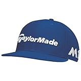 TaylorMade 2017 New Era Tour 9Fifty P5 Flat Bill Hat Structured Mens Snapback Golf Cap Blue Azure