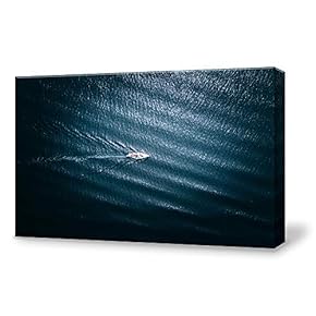 Canvas Wall Art for Living Room,Bedroom Home Artwork Paintings Aerial Photo Ready to Hang - 12x18 inches