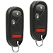 Car Key Fob Keyless Entry Remote fits 2002-2004 Honda CR-V / 2002-2005 Civic Si / 2005-2011 Element (OUCG8D-344H-A), Set of 2