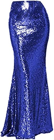 NaXY Simply Sequin Party Skirt Maxi Dresses For Prom Cocktail Party Evening Casual Dresses Skirt
