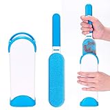 LAYSHE Pet Hair Remover Brush-Lint Brush/Remover-Dog & Cat Hair Remover with Self-Cleaning Base - Efficient Double Sided Animal Hair Removal Tool - Perfect for Clothing, Furniture, Couch, Carpet