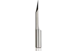 1 Piece Flat Bottom Point Knife CNC Engraving Machine Tool 6 Mm Milling Cutter,6 * 0.1 * 20