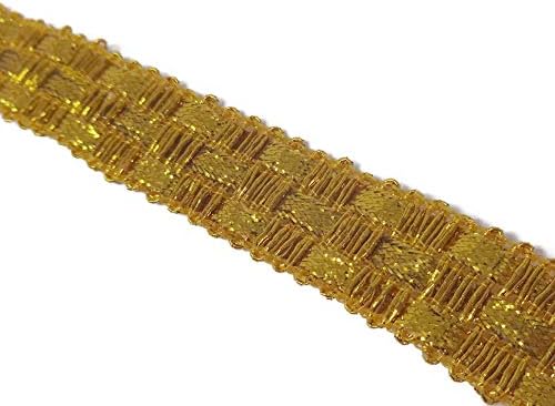 ハギレコーナー No H298 2手芸用ブレード 金色 ゴールド 幅1 7cm 2m巻き 往復送料無料