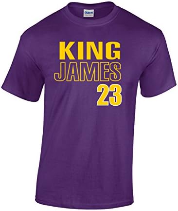 Purple Los Angeles Lebron King 23" T-Shirt