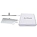 Artbath 12 Inch Large Square Rainfall Shower Head Ultra Thin Stainless Steel Easy Clean Celling Mount Rain Showerhead with Swivel 1/2 Ball Joint Chrome Fnished