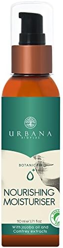 URBANA BIOPLUS Botanical Nourishing Moisturizer, Sulfate Silicon Paraben Free Facial Face Natural Moisturize Non Greasy Cream Lotion Sensitive Healthy Skincare Beauty Women, 110 ml / 3.71 fl oz