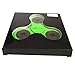 OWLCE Tri-Fidget Spinner EDC Focus Toys Fluorescent with Hybrid Ceramic Bearing Ultra Durable (Green)