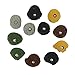 12 Mini Jugs l Bolt-on Rock Climbing Holds l Mixed Earth Tones
