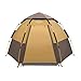 Toogh 3-4 Person Camping Tent Backpacking Tents Hexagon Waterproof Dome Automatic Pop-Up Outdoor Sports Tent Camping Sun Shelters