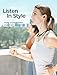 Linklike Stylish Bluetooth 5.0 Earbuds Sport Headphones, Hi-Fi 10mm Drivers, Foldable Neckband, Lightweight Earphones w/Noise Canceling Mic, IPX7 Nano Coating Reinforced Waterproof, Earhooks (Black)thumb 1