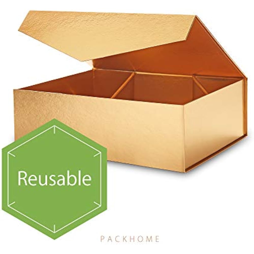 5 Gift Boxes 14x9.5x4.5 Inches, Large Lids, Bridesmaid Proposal Boxes