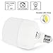 LOHAS Super Bright Light Bulbs, 250-300W Equivalent, 3400LM E26 Garage LED Bulb, 3000K Soft White, 30 Watt High Lumen LED Bulb, w/E39 Adapter for Commercial Warehouse Workshop Factory Backyard, 2 Pack