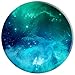 Space Nebula Galaxy Aqua Blue PopSockets PopGrip: Swappable Grip for Phones & Tablets PopSockets Adhesive PopGrip